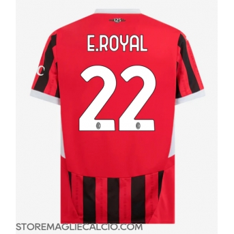 AC Milan Emerson Royal #22 Maglia Gara Casa Repliche 2024-25